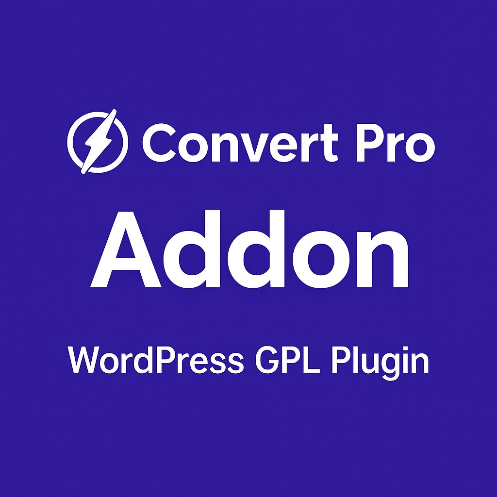 Convert Pro - Addon – WordPress GPL Plugin