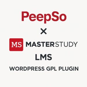 PeepSo x MasterStudy LMS Integration – WordPress GPL Plugin
