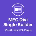MEC Divi Single Builder – WordPress GPL Plugin