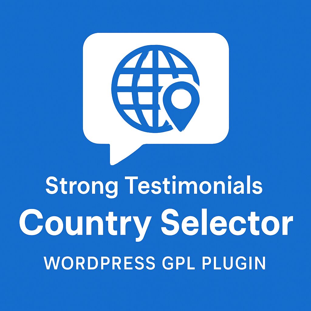 Strong Testimonials Country Selector – WordPress GPL Plugin