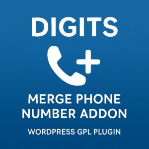 DIGITS: Merge Phone Number Addon – WordPress GPL Plugin