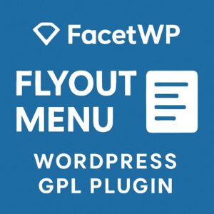 FacetWP - Flyout menu – WordPress GPL Plugin