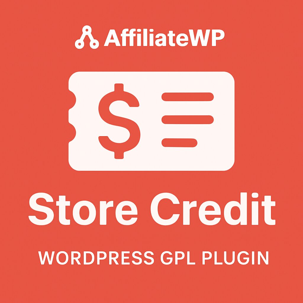 AffiliateWP - Store Credit – WordPress GPL Plugin