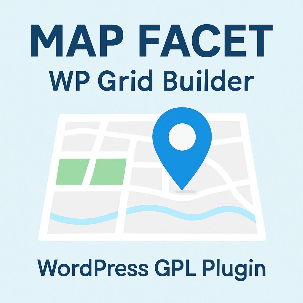 WP Grid Builder - Map Facet – WordPress GPL Plugin