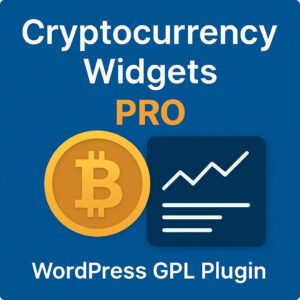 Cryptocurrency Widgets PRO – WordPress GPL Plugin