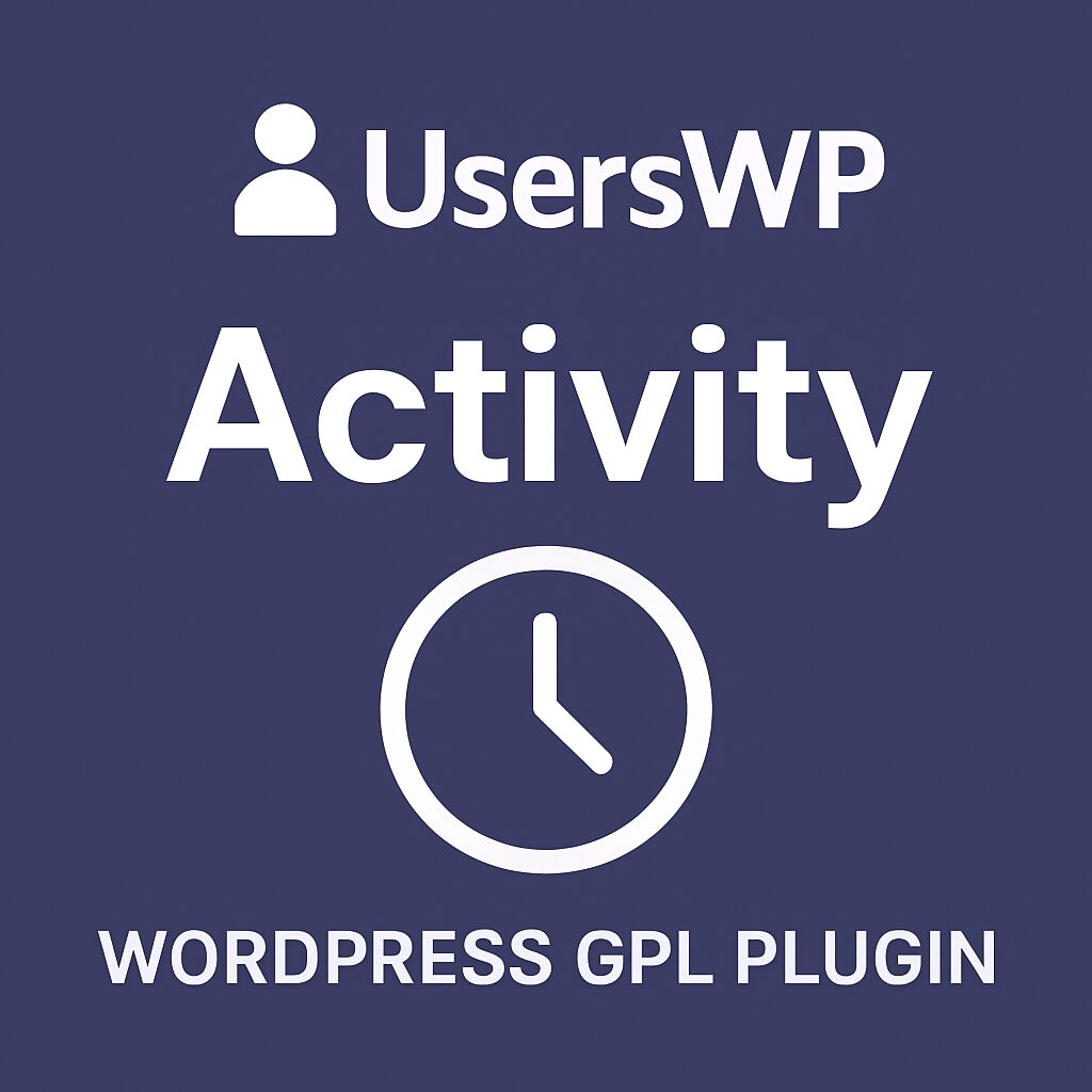UsersWP - Activity – WordPress GPL Plugin