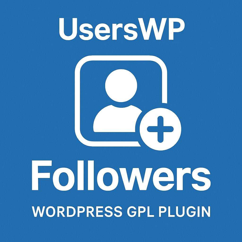UsersWP - Followers – WordPress GPL Plugin