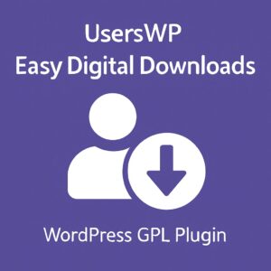 UsersWP - Easy Digital Downloads – WordPress GPL Plugin