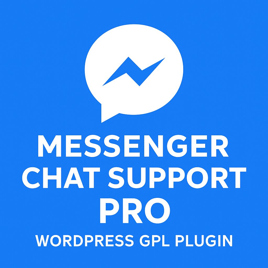 Messenger chat support pro – WordPress GPL Plugin