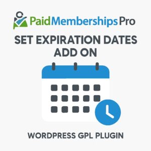Paid Memberships Pro - Set Expiration Dates Add On – WordPress GPL Plugin