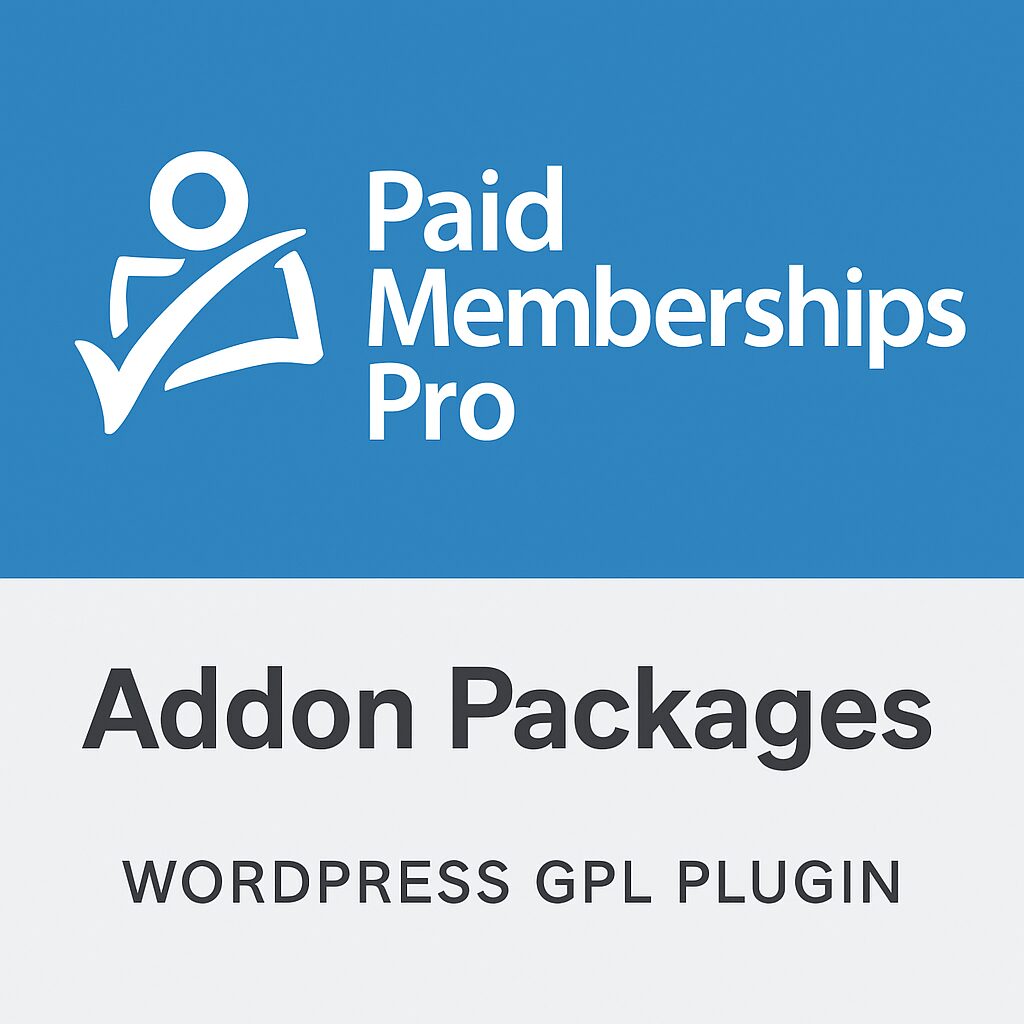 Paid Memberships Pro - Addon Packages – WordPress GPL Plugin