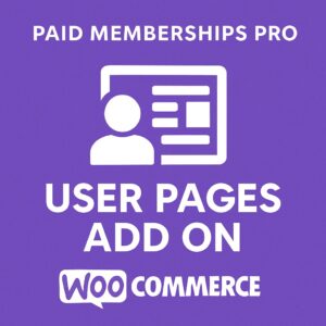 Paid Memberships Pro - User Pages Add On – WordPress GPL Plugin