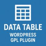 Data Table – WordPress GPL Plugin