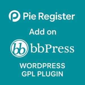 Pie Register (Add on) - BBPress – WordPress GPL Plugin