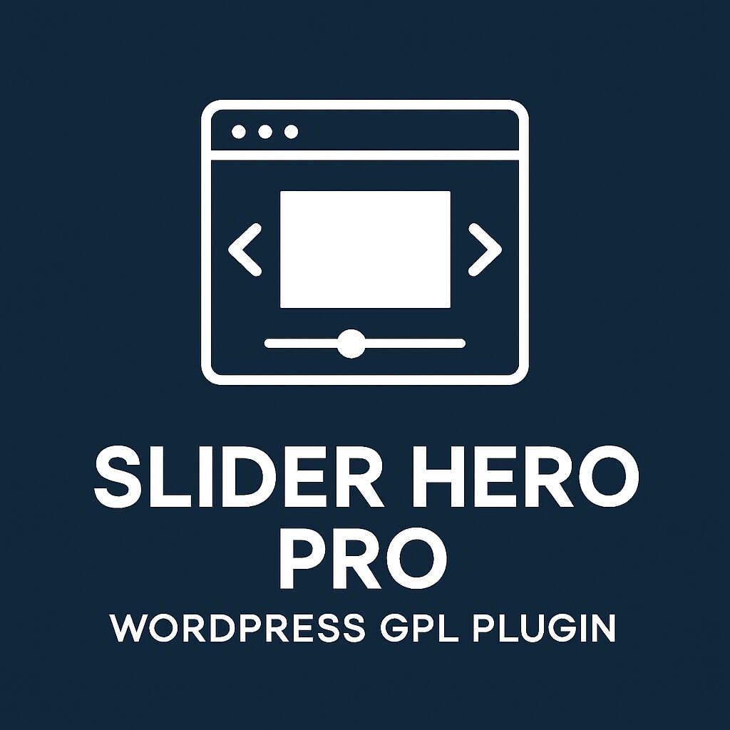 Slider Hero Pro – WordPress GPL Plugin