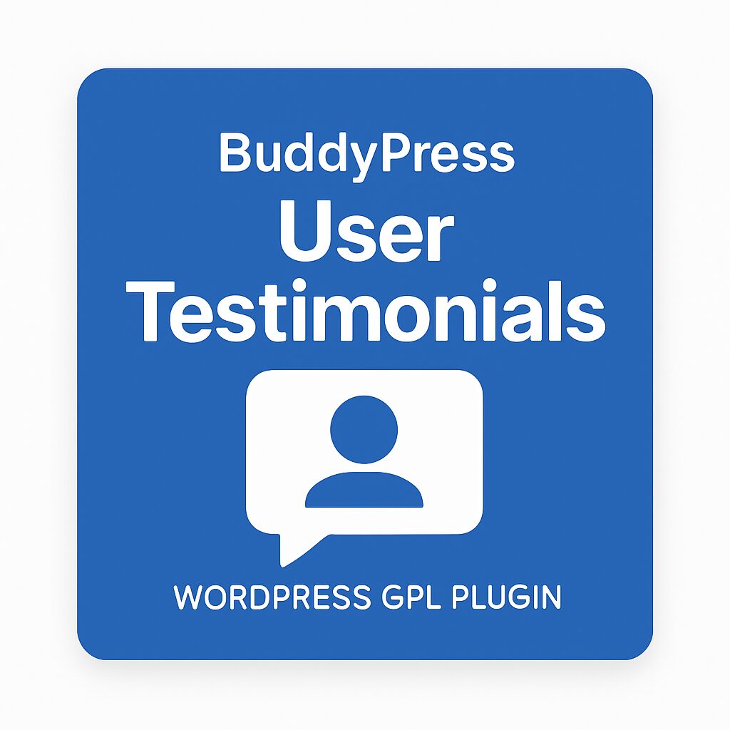BuddyPress User Testimonials – WordPress GPL Plugin