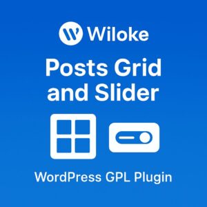 Wiloke Posts Grid and Slider – WordPress GPL Plugin