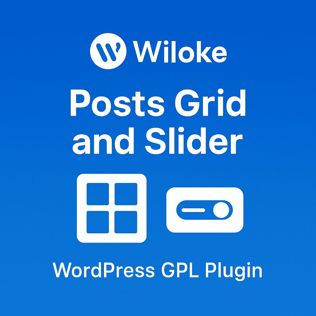 Wiloke Posts Grid and Slider – WordPress GPL Plugin