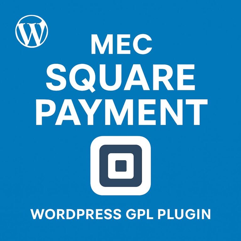 MEC Square Payment – WordPress GPL Plugin