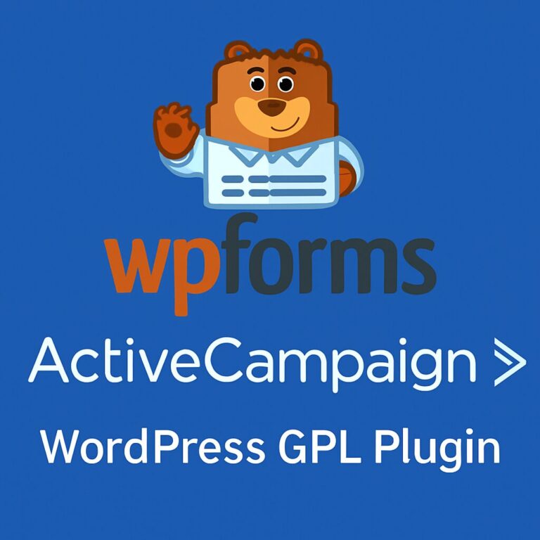 WPForms ActiveCampaign – WordPress GPL Plugin
