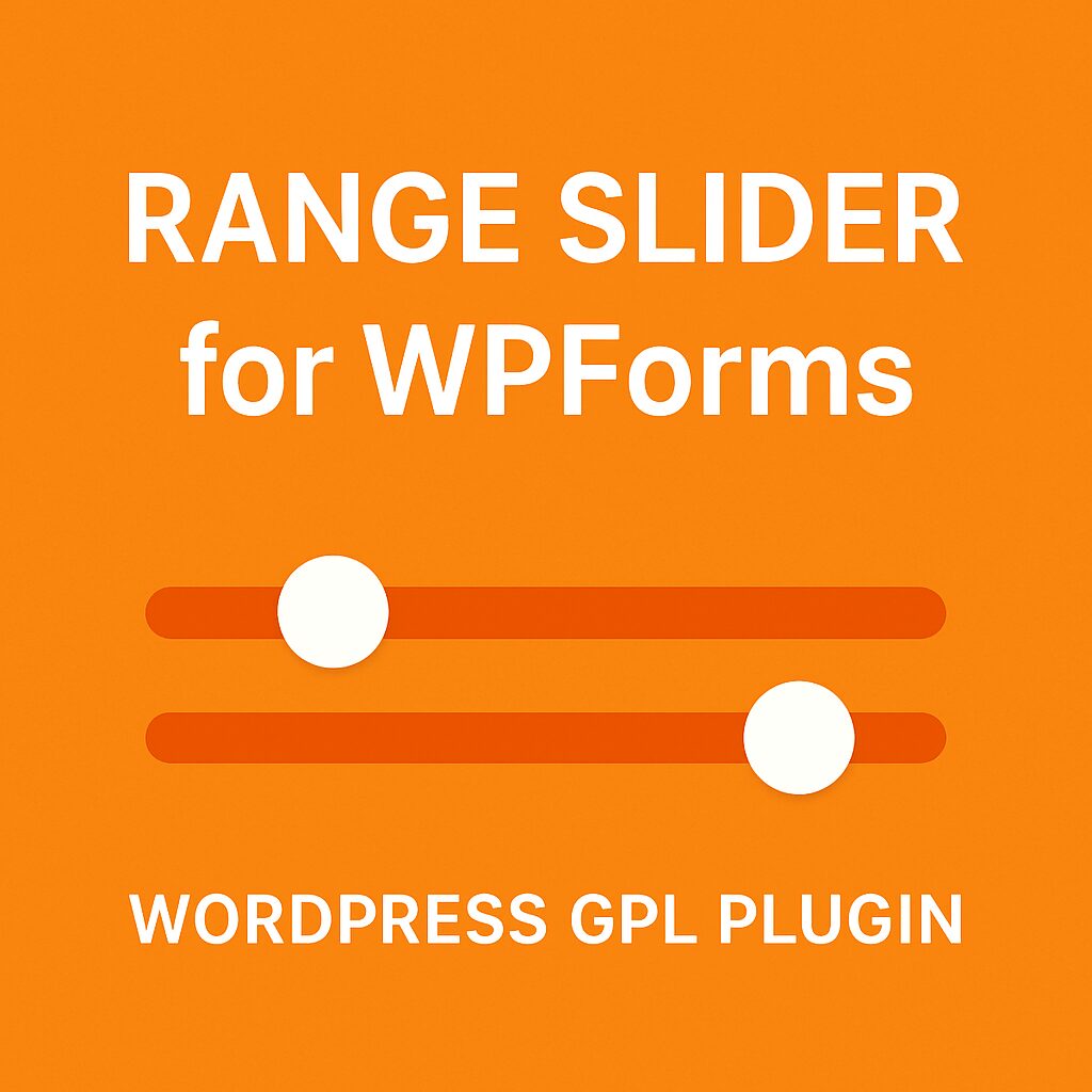 Range Slider for WPForms – WordPress GPL Plugin