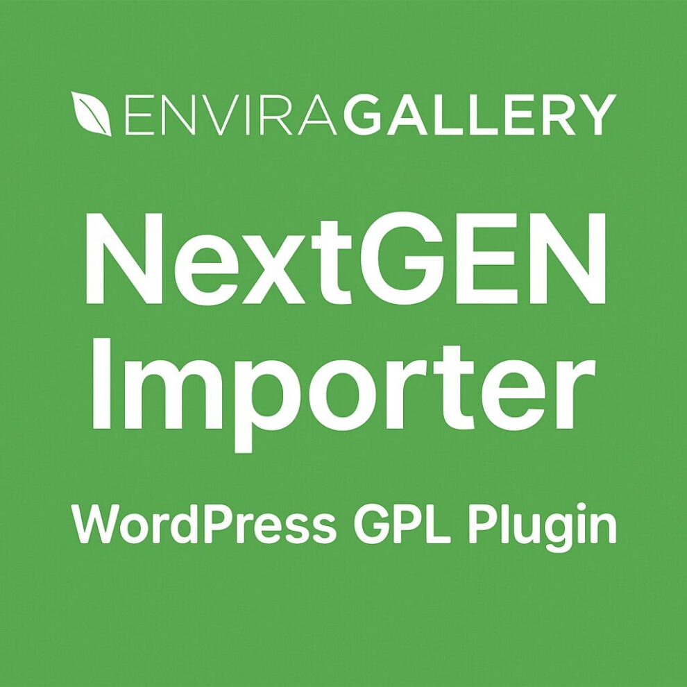 Envira Gallery - NextGEN Importer – WordPress GPL Plugin