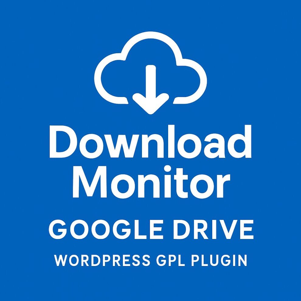 Download Monitor - Google Drive – WordPress GPL Plugin