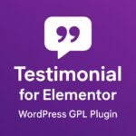 Testimonial for Elementor – WordPress GPL Plugin