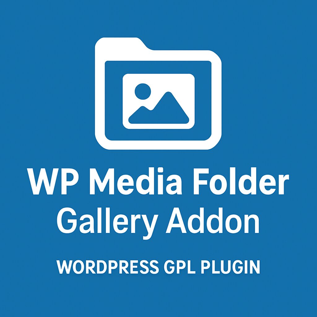 WP Media folder Gallery Addon – WordPress GPL Plugin
