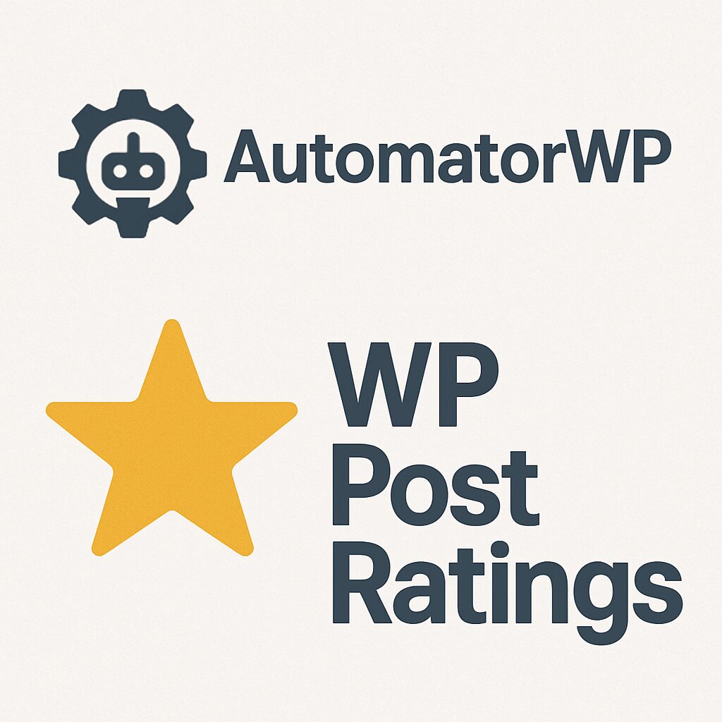 AutomatorWP - WP PostRatings – WordPress GPL Plugin