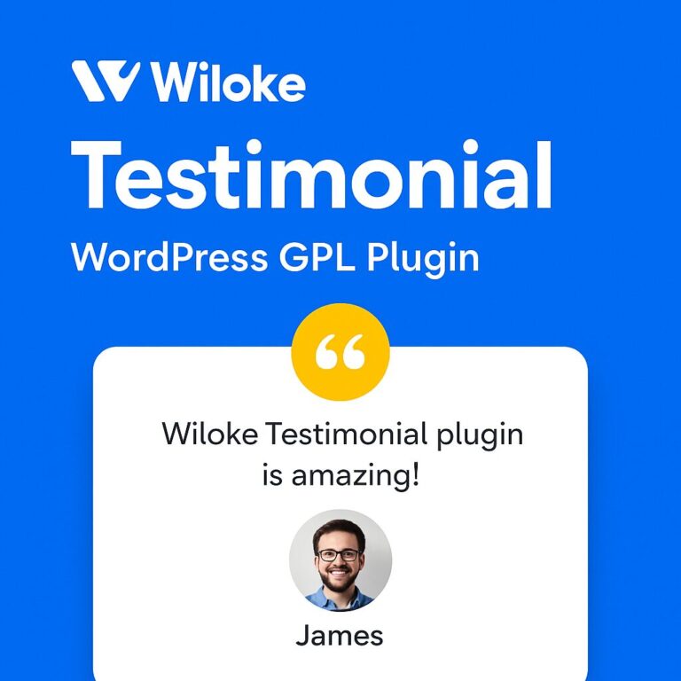 Wiloke Testimonial – WordPress GPL Plugin