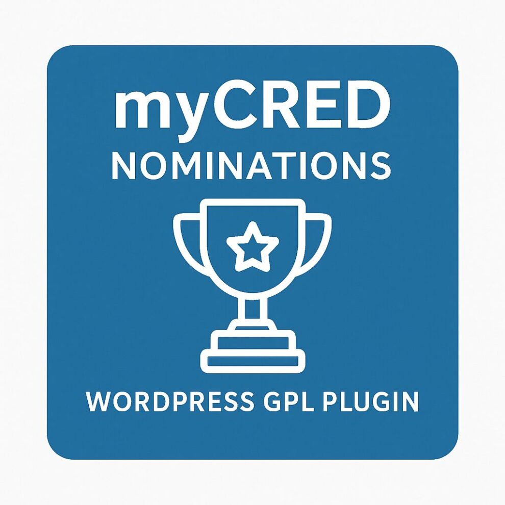 myCred Nominations – WordPress GPL Plugin