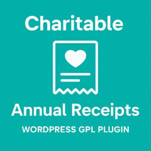 Charitable - Annual Receipts – WordPress GPL Plugin