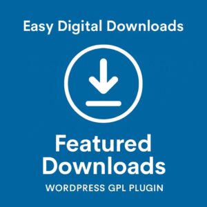 Easy Digital Downloads - Featured Downloads – WordPress GPL Plugin