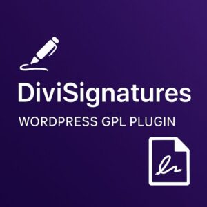 DiviSignatures – WordPress GPL Plugin