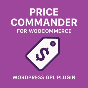 Price Commander for WooCommerce – WordPress GPL Plugin