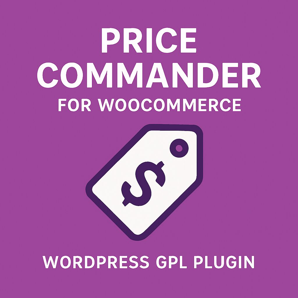 Price Commander for WooCommerce – WordPress GPL Plugin