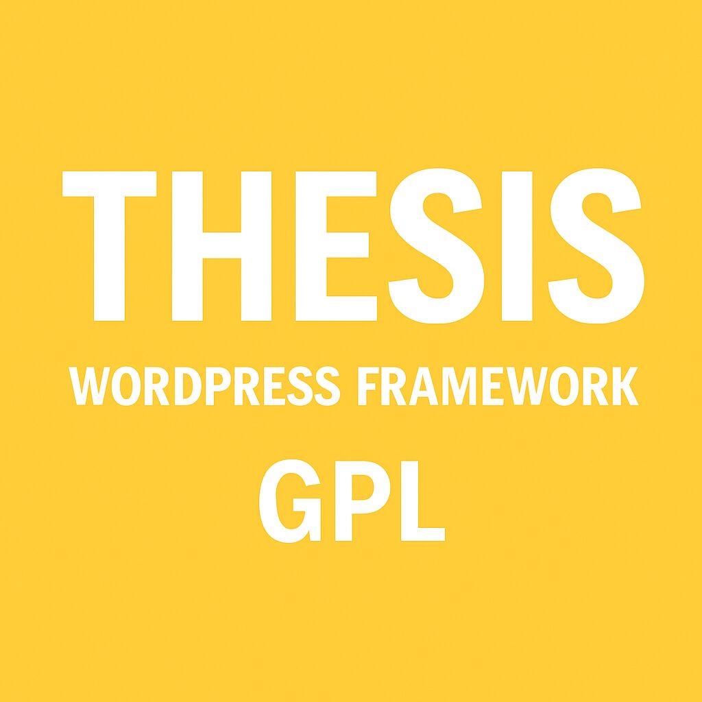 Thesis WordPress Framework GPL