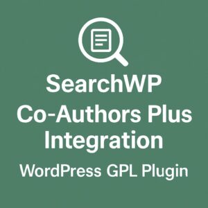 SearchWP Co-Authors Plus Integration – WordPress GPL Plugin