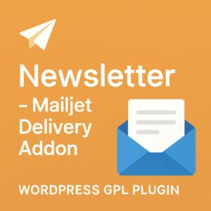 Newsletter - Mailjet Delivery Addon – WordPress GPL Plugin