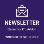 Newsletter - Elementor Pro Addon – WordPress GPL Plugin