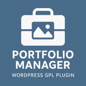 Portfolio Manager – WordPress GPL Plugin