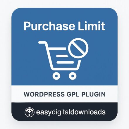 Easy Digital Downloads - Purchase Limit – WordPress GPL Plugin