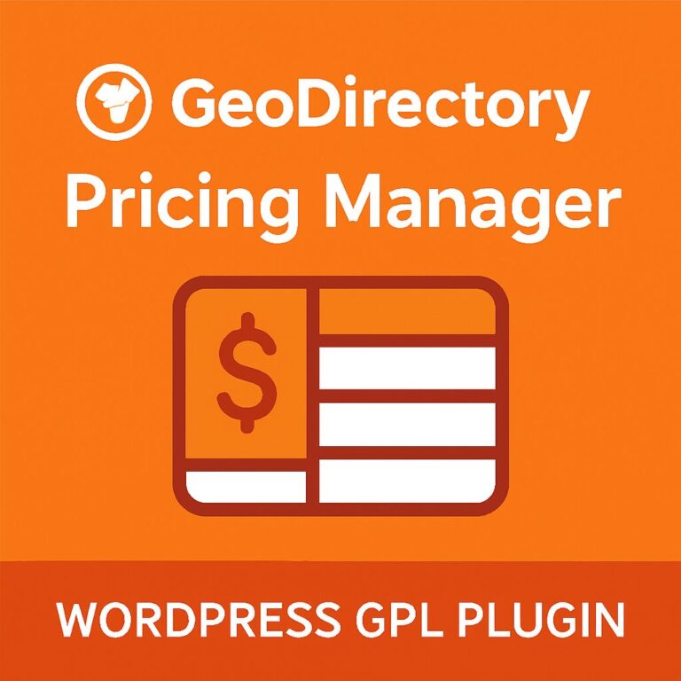 GeoDirectory Pricing Manager – WordPress GPL Plugin