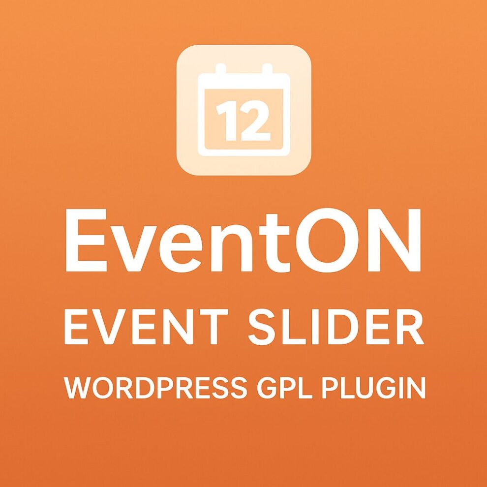EventON - Event Slider – WordPress GPL Plugin