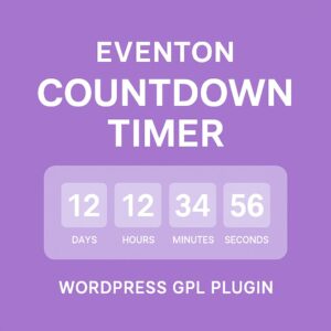 EventON - Countdown timer – WordPress GPL Plugin