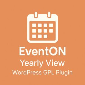 EventON - Yearly View – WordPress GPL Plugin