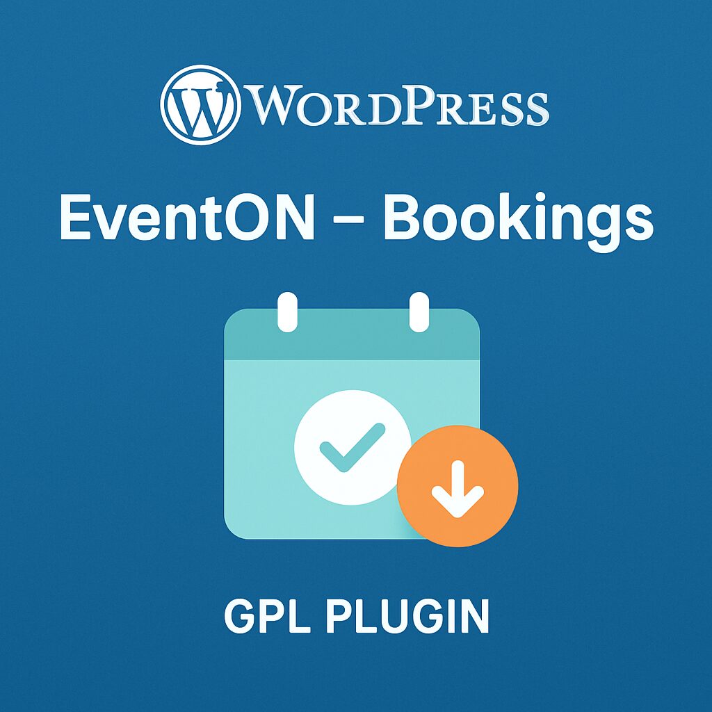 EventON - Bookings – WordPress GPL Plugin