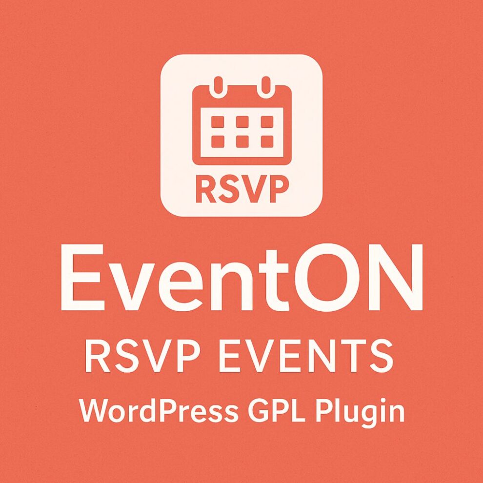 EventON - RSVP Events – WordPress GPL Plugin