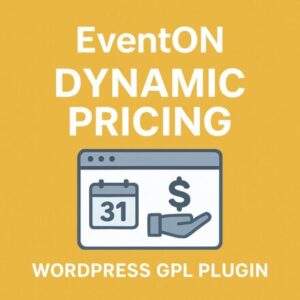 EventON - Dynamic Pricing – WordPress GPL Plugin